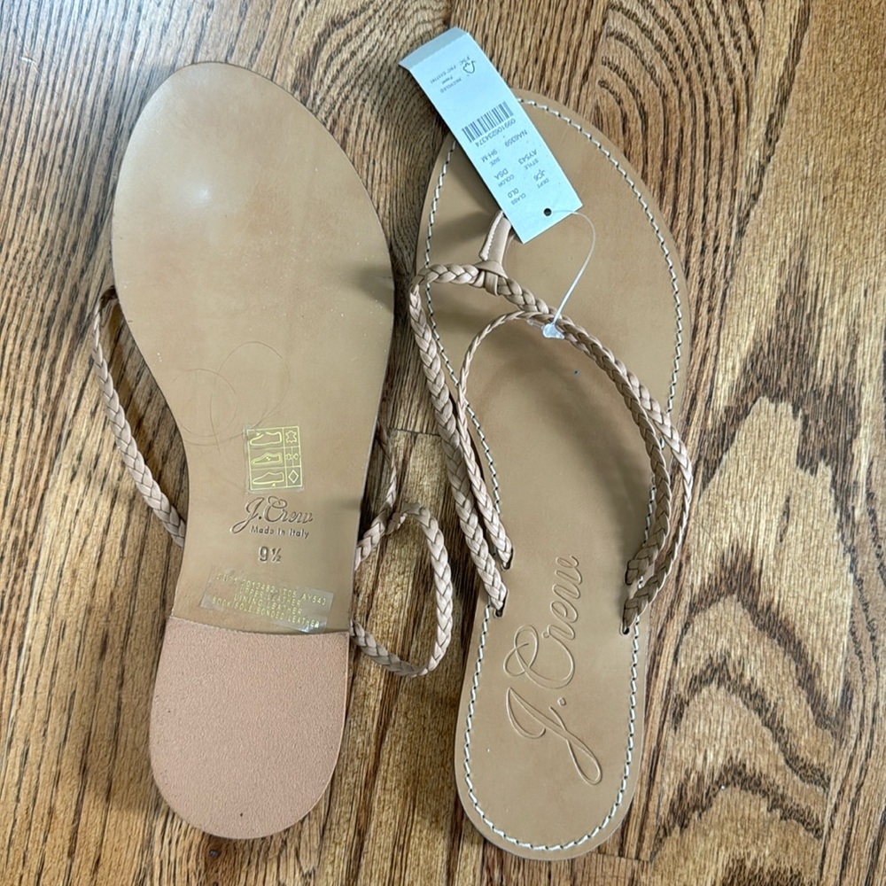 Jcrew braided sandal